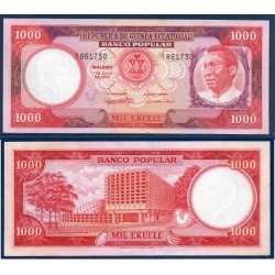 Guinée Equatoriale P.13, Neuf, Billet de 1000 Ekuele 1975 Biyogo rose