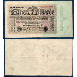 Allemagne P.114, TTB Billet de 1 milliard Mark 1923 vert