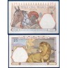 AOF P.27a, Spl Billet de 25 Francs 22.4.1942 Lion