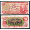 Canada P.90b, TTB Billet de 50 dollar 1975 Police montée