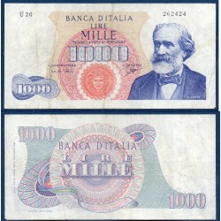 Italie P.96c, TB Billet de 1000 Lire 1964 Verdi