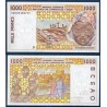 BCEAO P.411Dm Mali, Neuf, Billet de 1000 Francs CFA 2003 pilotis