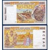 BCEAO P.311Cf Burkina Faso, Neuf, Billet de 1000 Francs CFA 1995 masques