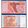 BCEAO P.615Hl Niger, Neuf, Billet de 10000 Francs CFA 2012 Hippopotames