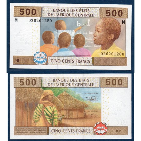 Afrique Centrale Pick 306Ma, Neuf pour le Centrafrique, Billet de banque de 1000 Francs CFA 2002