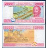 Afrique Centrale P.108Tc Congo, Neuf Billet de 2000 Francs CFA 2002 barrage