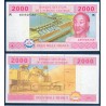 Afrique Centrale P.308Mc Centrafrique, Neuf, Billet de 2000 Francs CFA 2002 barrage