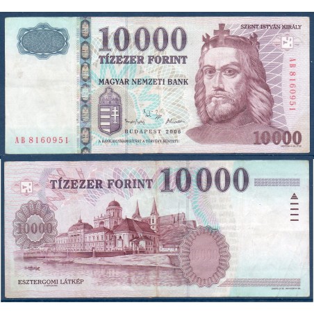 Hongrie P.192e, TTB Billet de 10000 Forint 2006 Istvan Kiraly