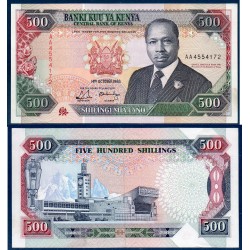 Kenya P.30a, Spl, Billet de 500 Shillings 1992 Parlement