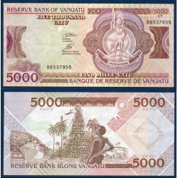 Vanuatu P.15, Sup Billet de 5000 Vatu 2006-2010 paquebot