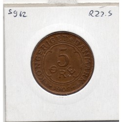 Danemark 5 ore 1907 Sup+, KM.806 Frederik VIII