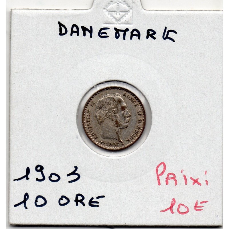 Danemark 10 ore 1903 Sup, KM.795 Christian IX