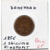 Danemark 1 skilling Rigsmont 1856 TTB, KM.763 Frederik VII