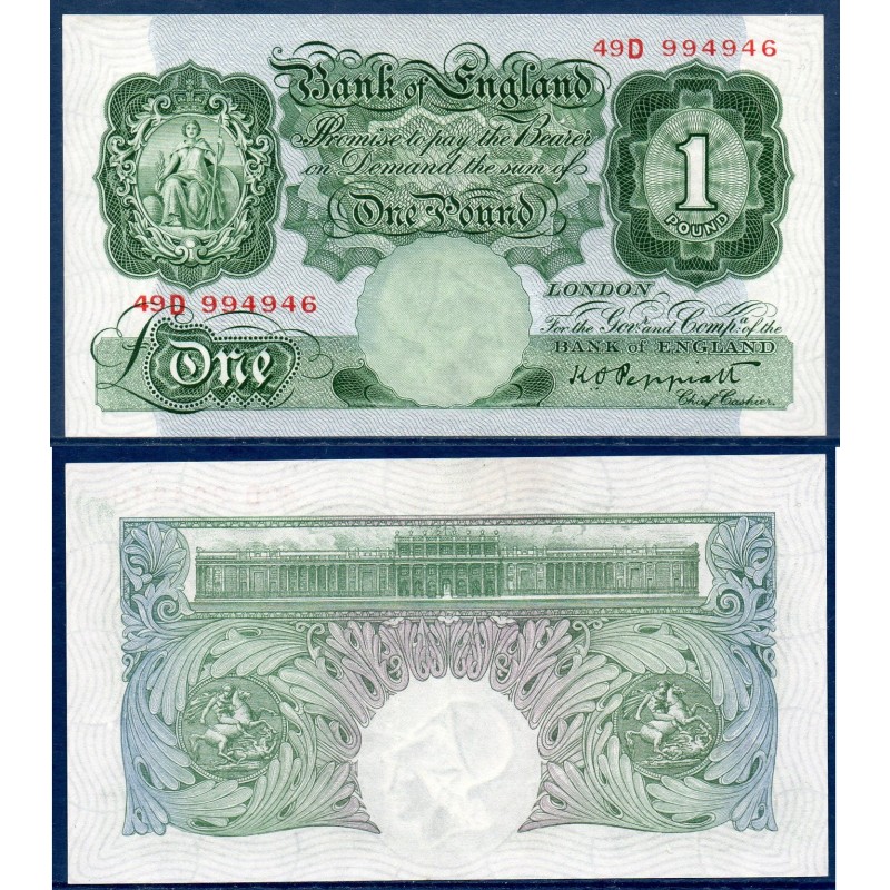 Grande Bretagne P.363c spl billet de 1 Pound 1935-1939 vert