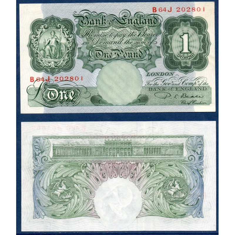 Grande Bretagne P.369b Spl billet de 1 pound 1949-1955 vert