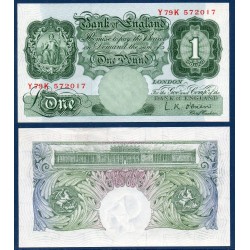 Grande Bretagne P.369c Neuf Billet 10 shillings 1955-1960 vert