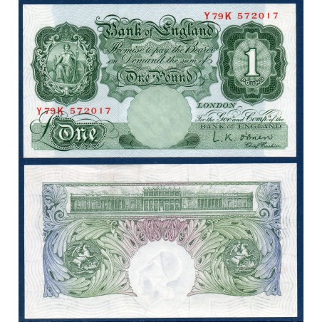 Grande Bretagne P.369c Neuf Billet 10 shillings 1955-1960 vert