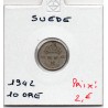 Suède 10 Ore 1942 Sup, KM 780 pièce de monnaie