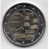 2 euro commémorative Luxembourg 2022 50 ans Drapeau piece de monnaie €