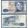 Espagne P.157, TB Billet de 500 pesetas 1979 Rosalia Castro