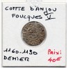 comté d'Anjou, Foulques V, (1160-1190) Denier