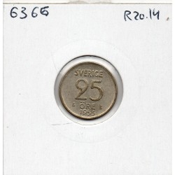 Suède 25 Ore 1953 Sup, KM 824 pièce de monnaie