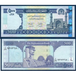 Afghanistan P.71a, Spl, Billet de 500 afghanis 2002 Aéroport