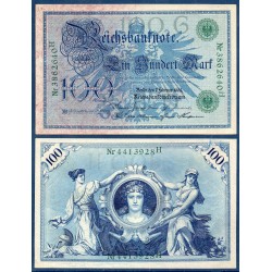 Allemagne P.34, Neuf Billet de 100 Mark 1908 sceau vert