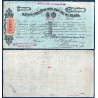 Espagne cheque banco Espanol del rio de la plata 450 pesetas 1914