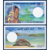 Comores P.13, Neuf, Billet de 2500 Francs 1997 Tortue