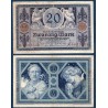 Allemagne P.63a, TB Billet de 20 Mark 1915 Couple