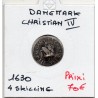 Danemark 4 skilling 1630 TTB, KM.121 Christian IV