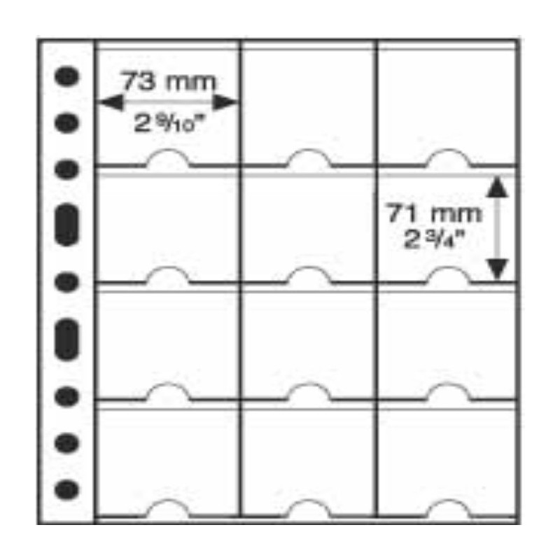 recharge GRANDE, 12 pièces en étui carton XL 67x67mm