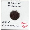 Italie Toscane 1 Quattrino 1836 TTB, KM 62 pièce de monnaie