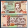 Belize P.69g, neuf Billet de 20 dollars 2020 animaux