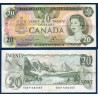 Canada P.93a, TTB+ Billet de 20 dollar 1979 Lac Moraine