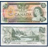 Canada P.93b, TTB+ Billet de 20 dollar 1979 Lac Moraine