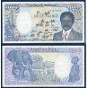 Gabon P.10b, TTB, Billet de 1000 Francs 1986 Elephant