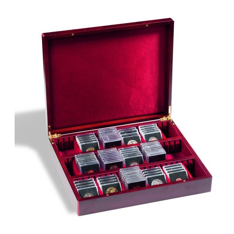 Coffret luxe Numismatique VOLTERRA VARIO 3 pour objets et Quadrum