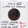 Liard de France 1656 I Limoge TTB+ Louis XIV pièce de monnaie royale