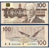 Canada P.99a, TTB Billet de 100 dollar 1988 Robert Borden