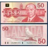 Canada P.98a, Sup Billet de 50 dollar 1988 MacKenzie King