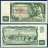 Tchécoslovaquie P.91k, TTB Billet de 100 Korun 1961 série G