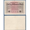 Allemagne P.109a, TTB Billet de 50 millions Mark 1923 croisettes