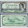 Canada P.66b, devil face TTB Billet de 1 dollar 1954