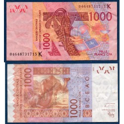 BCEAO P.715Kb Senegal, TTB, Billet de 1000 Francs CFA 2004 dromadaire