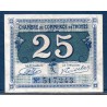 Troyes 25 centimes Spl 1.1.1926 Pirot 124.15 Billet de la chambre de Commerce