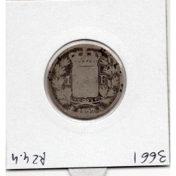 1 Franc Louis XVIII 1822 A Paris B, France pièce de monnaie