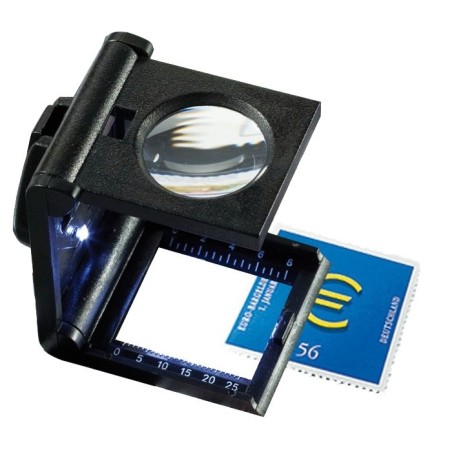 Compte-fils plastique 5x avec eclairage LED