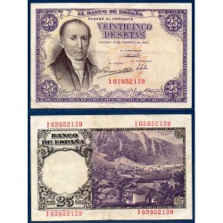 Espagne Pick N°130, TB Billet de banque de 25 pesetas 1946